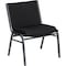 Flash Furniture Fabric Stack Chair, Black XU-60555-BK-GG - alternate 1