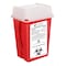 Dealmed Sharps Container 1 Quart Flip Lid Red 781901 - alternate 1