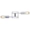 Jonathan Y Turing 18.7" 2-Light Metal LED Wall Sconce, Chrome JYL7456A - alternate 6