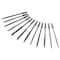 Performance Tool 12 pc. Micro File Set, Diamond Surfaces, 1/4 in. Hex Shank, Storage Case W5391 - alternate 2