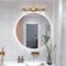 Vaxcel Sunset Hill 4-Light Muted Brass Gold LED Contemporary Vanity Light with Clear Bubble Glass W0586 - alternate 2