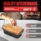 Bakken- Swiss Gray Marble Nonstick Loaf Pan, 11in Carbon Steel, Oven Safe to 450 DegF, Dishwasher Safe BKLOAFGRY11 - alternate 4