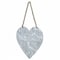 Homeroots 10" Gray Galvanized Metal Heart Shaped Welcome Wall Decor 379864 - alternate 2