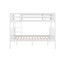 Flash Furniture Dallas Bunk Bed Twin Over Full, Convertible Slatted Solid Wood Bunk Bed Frame w/Ladder, White MG-0900-31-TFB-WH-GG - alternate 3