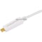 Monoprice Mini Displayport To Dvi Cable, White, 10ft 6000 - alternate 2