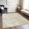 Homeroots 5' X 8' Beige And Silver Abstract Washable Indoor Outdoor Area Rug 618353 - alternate 5
