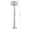 Jonathan Y Liam 63.5" Seashell Mosaic LED Floor Lamp, Cream JYL1057A - alternate 3