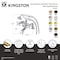 Kingston Brass 6" Center Deck-Mount Clawfoot Tub Faucet with Hand Shower, Antique Copper KS267AC - alternate 2