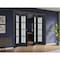 Sartodoors Sliding Closet Double Bi-fold Doors Solid Core Modern Interior VEREGIO7412DBF-ANT-72 x 80 (4* 18x80) - alternate 3