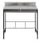 Homeroots 47" Gray and Black Wood and Metal Computer Desk 489895 - alternate 1