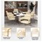 Leisuremod Axis Collection Modern Gold Dining Chair in Beige ACG22BG - alternate 7