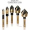 Neiko Countersink Drill Bit Set for Wood and Metal, 1/4'' Tri-Flat Shank, 5 Piece, M2 High Speed Steel 10218A - alternate 2