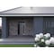 Vdomdoors Front Exterior Prehung Steel Door Ronex1011 Grey Sidelight and Transom Window Sidelite Stainless RONEX1011EXD-GRE-W36+12 x H80+16-LH-I - alternate 3