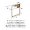 Amerock Appoint Champagne Bronze Traditional 7-1/16 in 179 mm Length Towel Ring BH36072CZ - alternate 2