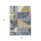 Homeroots 8' X 10' Gray And Gold Geometric Washable Indoor Outdoor Area Rug 617917 - alternate 3