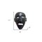 Homeroots 11" Black Solid Wood Decorative Mask Tabletop Sculpture 554705 - alternate 3