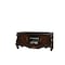 Homeroots 74in Dark Brown Solid Wood 347487 - alternate 1