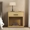 Manhattan Comfort Clifford Nightstand in Natural Oak (1-Drawer) NS1563-1 - alternate 1