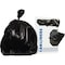 Heritage 56 gal Trash Bags, 43 in x 47 in, Super Heavy-Duty, 2 mil, Black X8647QK - alternate 1