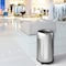 Hls Commercial 13 gal Round Indoor Metal Can, Silver, Open Top, Stainless Steel, 14.1 in HLS13STRM - alternate 3