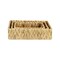 Homeroots Set of Three Natural Water Hyacinth Rectangular Baskets 571503 - alternate 2