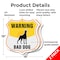 Signmission Beware Of Dog Shield Sign Warning Bad Do, 18 inch X 18 inch, Plastic Sign, 2PK SHI-P-2PACK-18-361 - alternate 2