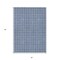 Homeroots 5' X 8' Navy Blue And Ivory Geometric Washable Indoor Outdoor Area Rug 595572 - alternate 2
