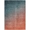 Homeroots 5' X 8' Gray and Red Orange Ombre Washable Non Skid Indoor Outdoor Area Rug 563731 - alternate 3