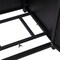 Leisuremod Walbrooke Black Patio Square Tank Holder with Slats Design, Black WHS20BL - alternate 3