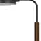 Homeroots 63" Brown Tray Table Floor Lamp With Bronze Transparent Glass Dome Shade 526328 - alternate 3