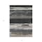 Homeroots 5' X 8' Black Abstract Washable Indoor Outdoor Area Rug 608626 - alternate 3