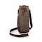 Picnic Time Family Of Brands Waxed Canvas Wine Tote, Khaki Green 621-00-140-000-0 - alternate 1