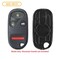 Aks Keys New Replacement Remote Keyless Fob Case Shell 3B for Honda FCC# OUCG8D-344H-A RS-HONDA-21 - alternate 2