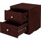 Homeroots Three Piece Espresso Solid Wood Bedroom Set 523679 - alternate 5