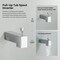 Kibi Cube Wall Mounted 1/2 in Slip-On Tub Spout with Diverter, Chrome TS103CH - alternate 2