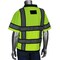 Pip ANSI Type R Class 3 Black Two-Tone Eleven Pocket Tech-Ready Mesh Surveyors Vest w/"D" Ring Access 303-0800D-LY/5X - alternate 2