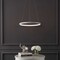 Jonathan Y Brice 15.75" Modern Contemporary Metal Round Dimmable Integrated LED Pendant, Matte White JYL7202I - alternate 4