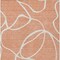 Homeroots 8' X 10' Salmon And Ivory Abstract Washable Indoor Outdoor Area Rug 597520 - alternate 2
