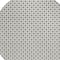 Homeroots 8' Ivory And Black Round Floral Washable Indoor Outdoor Area Rug 610656 - alternate 3