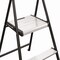 Cosco Two-Step Stepstool, 250 lb Capacity, 19in Working Height, 22.5in Spread, Black/Silver 11325ABK1E - alternate 3