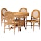 Bali & Pari Troy Natural Rattan Dining Set 260-14188-14176-ZORO - alternate 1