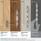 Amerock London 6-5/16 in 160 mm Center-to-Center Polished Nickel/Black Chrome Cabinet Pull BP36650PNBCR - alternate 3