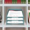 Acrimet Stackable Letter Tray Front Load Letter Size Document Organizer Plastic Solid Green 1 Unit 211.VO - alternate 3