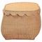 Bali & Pari Ayleen Natural Rattan Basket with Scalloped Lid - Handwoven Wicker Storage Box, Home Decor, Large 267-14597-ZORO - alternate 3