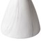 Leisuremod Dune 17 in Round Fiberstone Side Table, Pedestal Base, Weatherproof, Fully Assembled DST17MW - alternate 4
