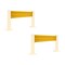 Mytee Products 8 ft x 15 in Bolt-On Steel 3-Rib Guard Rails 12,000 lbs - Yellow, 2PK GR3R-08x2 - alternate 5