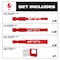 Milwaukee Tool 6 pc. DIAMOND MAX Hole Saw Bit Set 49-56-0550 - alternate 3