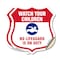 Signmission Pool Safety Shield Sign Attention Watch, 6 inch X 6 inch, Vinyl Decal, 2PK SHI-D-2PACK-6-430 - alternate 1