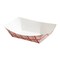 Smarty Had A Party 1 lb Red Plaid Paper Food Trays, 1000PK 5611-RP-CASE - alternate 1