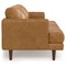 Homeroots 76" Sienna Leather Sofa With Brown Legs 640977 - alternate 4
